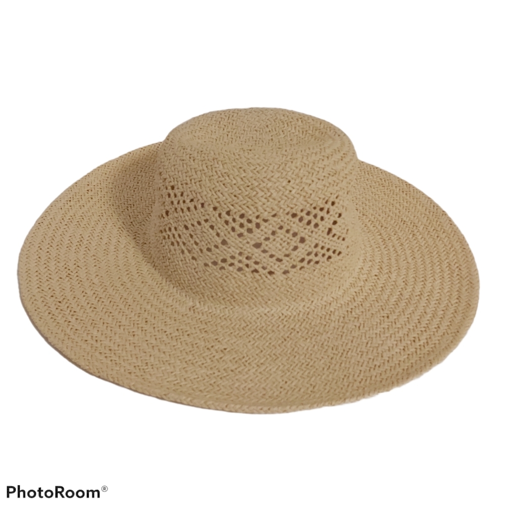 NWOT Melrose & Market adjustable straw sun hat OS